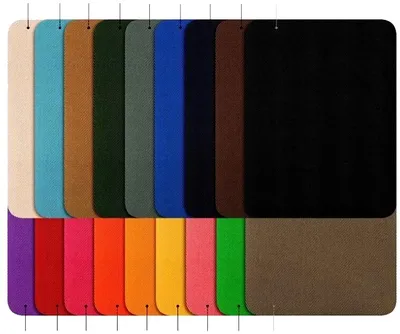 Immagine prodotto di Set di 18 toppe colorate TERMO PATA, finto denim, 12,5 cm x 9,5 cm