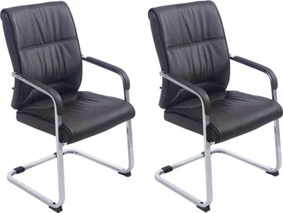 Produktbild von 2er Set Freischwinger XXL Anubis braun