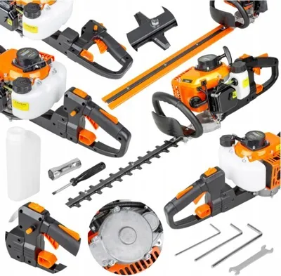 Produktbild von Motorheckenschere 4,7PS 26 ccm Motor Freischneider Gartenschere Benzin Heckenschere Schnittlänge 510 mm Schwenkbarer Griff