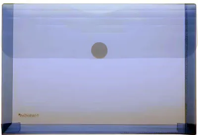 Produktbild von FSY Sichttasche A5, Dehnfalte, PP blau transluzent, 1 Stück