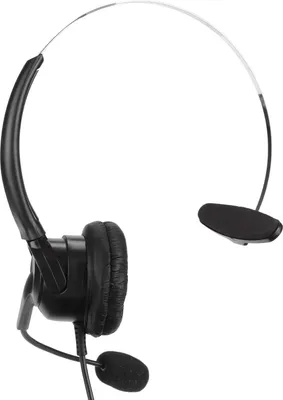 Produktbild von Telefon-Headset, RJ9-Kopfhörer mit um 330° verstellbarem Mikrofon für Heim- und Callcenter-Büro-Festnetztelefone