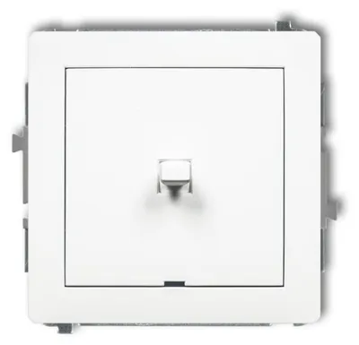 Immagine prodotto di Interruttore singolo Karlik DECO, stile americano, bianco opaco