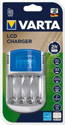 Produktbild von Varta LCD Charger ohne Akku Bestückung Typ 57070