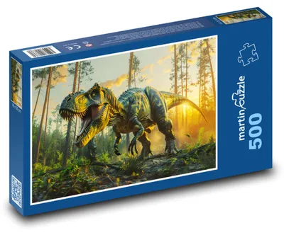 Produktbild von martinpuzzle - Puzzle 500 Teile - T-Rex-Dinosaurier