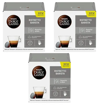 Produktbild von NESCAFÉ DOLCE GUSTO Ristretto Barista, 104 g, 3 Stück