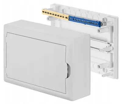Produktbild von Verteilerdose RN 1/12 - Weiß - IP40 - Modulare Bauweise - für sicheren Anschluss