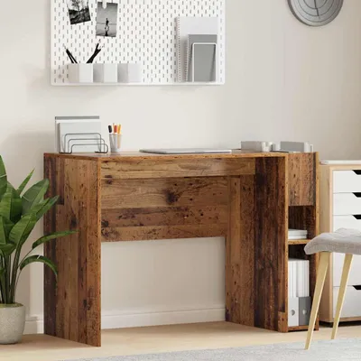 Zdjęcie produktu dla Maison Exclusive - Biurko z recyklingowanego drewna i płyty drewnopochodnej, wymiary: 109 x 50 x 78 cm