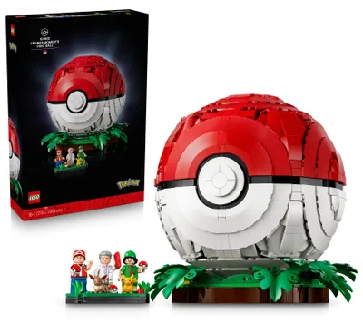 Zdjęcie produktu dla LEGO Kultowy Pokéball z Trenerami, Zestaw do budowania, 18 lat(a), Plastik, 2386 szt., 3,32 kg