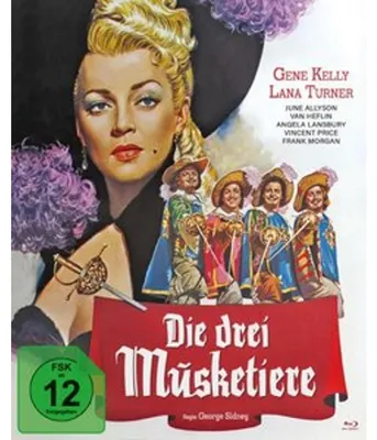 Produktbild von PLAION Die drei Musketiere (Digipack, Blu-ray+DVD), Film, Blu-ray, Deutsch, Englisch, 125 min, The Three Musketeers, Abenteuer