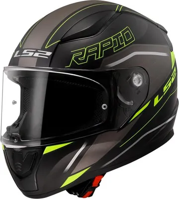 Zdjęcie produktu dla Kask Ls2 Ff353 Rapid Ii Rokku Matt Black H-V Yellow Rozm 3Xl (65-66)