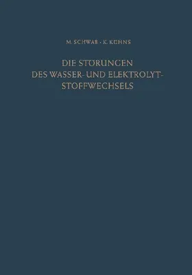 Produktbild von Die Störungen des Wasser- und Elektrolytstoffwechsels