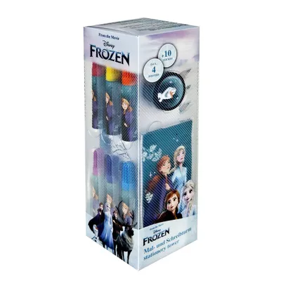 Obrázok produktu pre Súprava písacích potrieb Disney Frozen s 35 dielikmi pre deti - ideálna do školy aj do domácnosti
