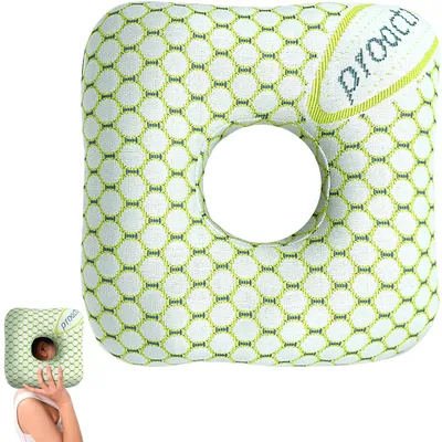 Immagine prodotto di Cuscino regolabile per piercing, con foro per chi dorme su un lato