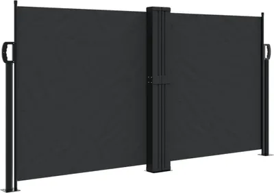 Obrázok produktu pre vidaXL Bočná výsuvná markíza čierna 120x1200 cm