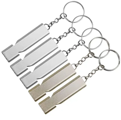 Produktbild von 5 Stück Notfallpfeifen mit Schlüsselanhänger für Outdoor-Aktivitäten und Sport