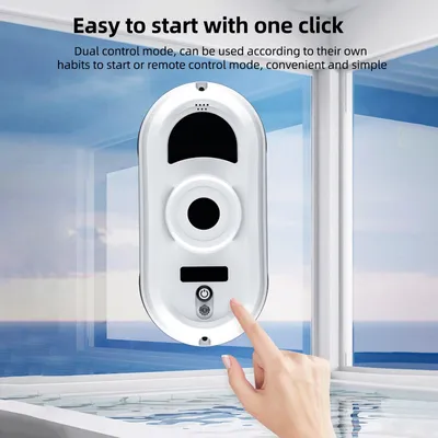 Immagine prodotto di Robot per la pulizia dei vetri - Robot automatico per la pulizia dei vetri - Pulitore automatico per vetri - Pulitore intelligente per vetri