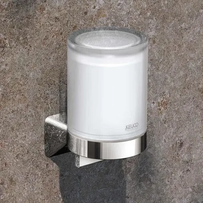 Produktbild von Keuco HERA Seifenspender mit satiniertem Stülpglas
