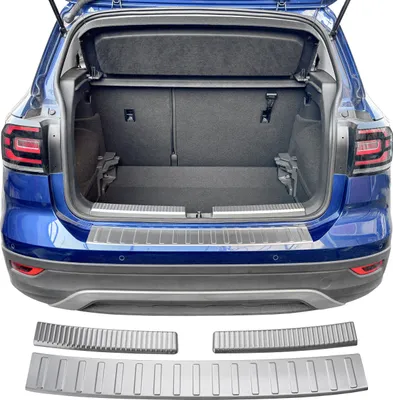 Produktbild von Ladekantenschutz Edelstahl innen + außen matt passend für VW T-Cross | C11 | BJ ab 2018>