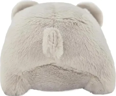 Produktbild von Niedliches, trauriges Hamster-Plüschtier mit rosa Schleife und Musik – perfekt als Geschenk