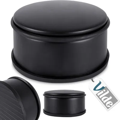 Zdjęcie produktu dla Vilde ogranicznik drzwi odbojnik drzwi uchwyt drzwi odbojnik drzwi ochrona ściany ochrona ściany czarny metal 11,5 cm