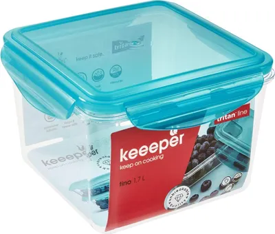 Produktbild von keeeper Frischhaltedose "tino" mit Clip 1,7 Liter