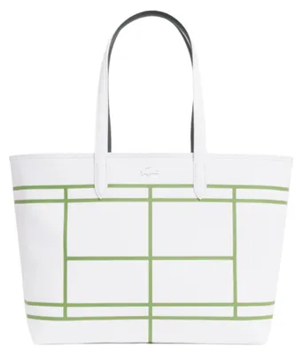 Zdjęcie produktu dla Torba Lacoste Anna, elastyczna, z zamkiem, kolor biały