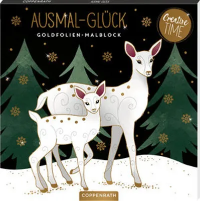Image de Ausmal-Glück Goldfolien-Malblock