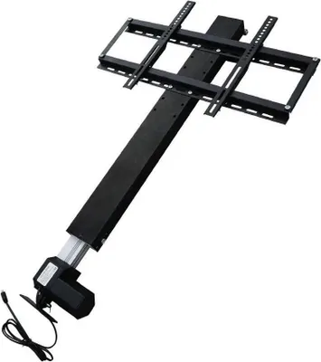 Immagine prodotto di Supporto TV - Regolazione motorizzata dell'altezza - Telecomando - Per televisori da 66-145 cm - Max. 80 kg - 20 mm/s - Alluminio - Nero