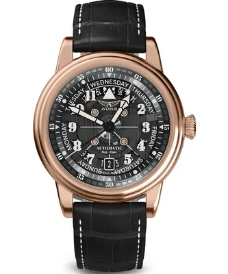 Obrázok produktu pre Pánske hodinky Aviator Douglas Day-Date Meca 41