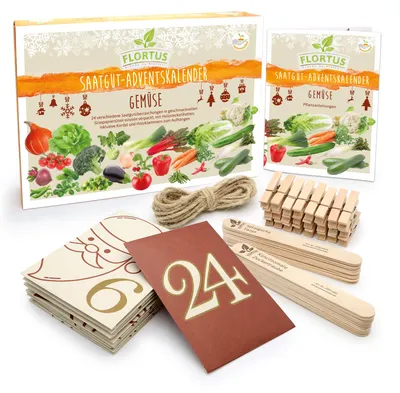 Artikelbild 1 von 'Saatgut Adventskalender Gemüse' aus der Kategorie Saatgut Adventskalender