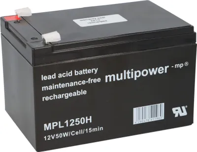 Produktbild von Multipower Blei Akku MPL1250H AGM Hochstrom 12V 14Ah