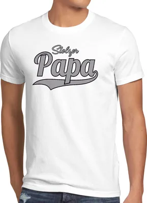 Produktbild von style3 Stolzer Papa Herren T-Shirt Vater Dad Spruchshirt Funshirt