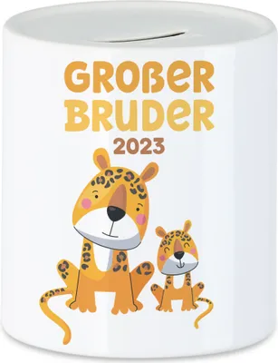 Produktbild von Großer Bruder 2023 Spardose Löwen Liebe Brüder Liebe Bruderliebe Family Geborgenheit Zusammenhalt Retter