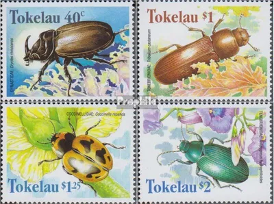 Produktbild von Briefmarken Tokelau 1998 Mi 266-269 (kompl.Ausg.) postfrisch Käfer