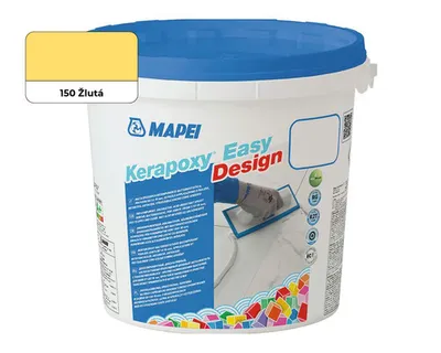 Obrázek produktu pro MAPEI® KERAPOXY Easy Design 2K 3 kg 150 žlutá Epoxidová pryskyřice pro spárování obkladů a dlažeb