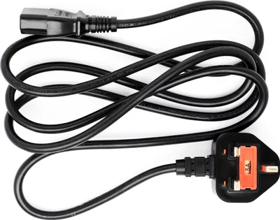 Immagine prodotto di Cavo di rete Wiltec UK H03VV-F 3,0 x 0,75 mm² lungo 4 m, cavo di alimentazione per spina IEC con contatto di terra angolato adatto a PC, monitor, proiettori e console, cavo IEC per il Regno Unito