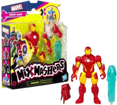 Image de Figurine articulée Hasbro MixMashers Iron Man