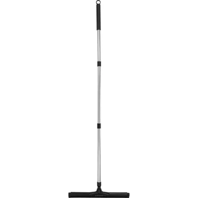 Produktbild von Bodenabzieher mit Stil 140 cm Edelstahl Schwarz 45 cm Breite Doppel-Abziehlippe Wasserschieber Bodenwischer