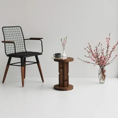 Produktbild von Skye Decor, Stoa - Brown, Beistelltisch, 100 % BUCHE, Braun, 27 x 27 x 42 cm