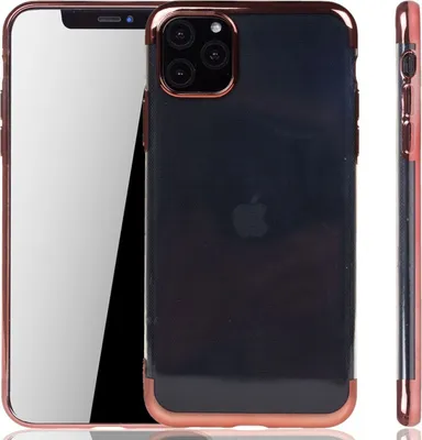 Produktbild von Handyhülle für Apple iPhone 11 Pro Rose Pink - Clear - TPU Silikon Case Backcover Schutzhülle in Transparent   Rose Pink