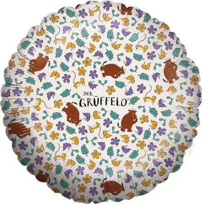 Produktbild von Grüffelo Folienballon Rund ø45cm Motiv 3 Superhelden Heliumballon zum Geburtstag für Kinder