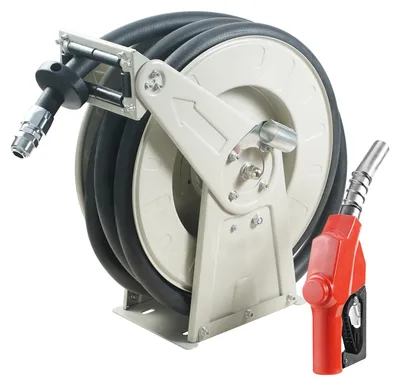 Produktbild von Kraftstoffschlauchaufroller, einziehbarer Dieselschlauchaufroller, 3/4 Zoll x 152,4 cm, automatische Betankungsdüse