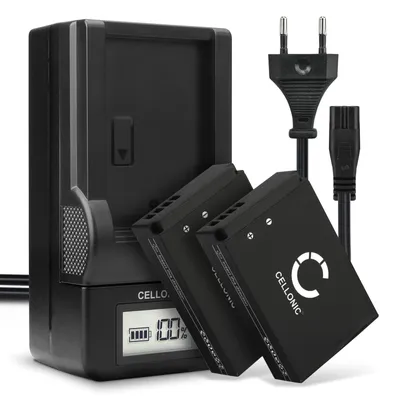 Image de CELLONIC 2x Batterie compatible avec Canon EOS 100D, M, LC-E12