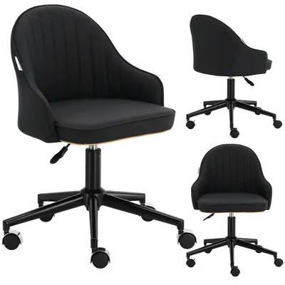 Produktbild von Kosmetikhocker Friseurstuhl Sattelhocker SPA mobil schwarz