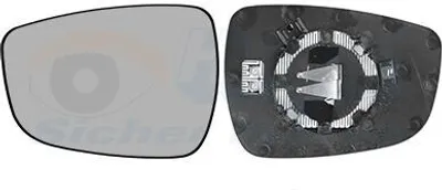 Produktbild von VAN WEZEL Spiegelglas Außenspiegel Links für HYUNDAI i30 (GD) Konvex Beheizbar 8244837