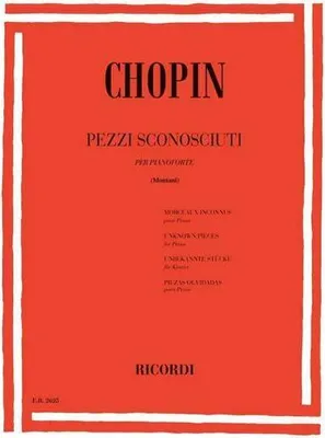 Produktbild von Pezzi sconosciuti perpianoforte