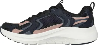 Image de Skechers Sneakers 150332-BKRG in Black Leather/Mesh/Rosegold Trim color size 39