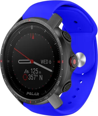 Produktbild von Strap-it Polar Grit X Pro Sportarmband (Blau)