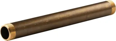 Produktbild von Messing Gewinde-Fitting Distanz Doppelnippel 1'-1' L=300mm, schwere Ausführung