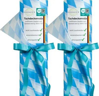 Produktbild von Sensalux Tischdeckenrollen-Set, 2 Stück, 1m x 25m Bayern - Bavaria